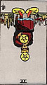 Four of Pentacles Reversed