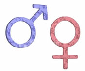 male and female symbols