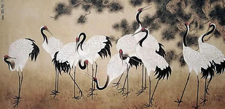 chinese cranes