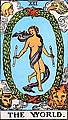 tarot card the world