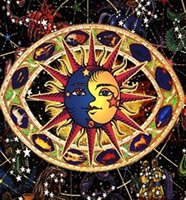 astrology sun art