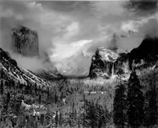 ansel adams clearing winter storm