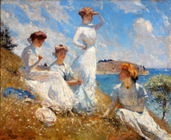 frank w benson summer 1909