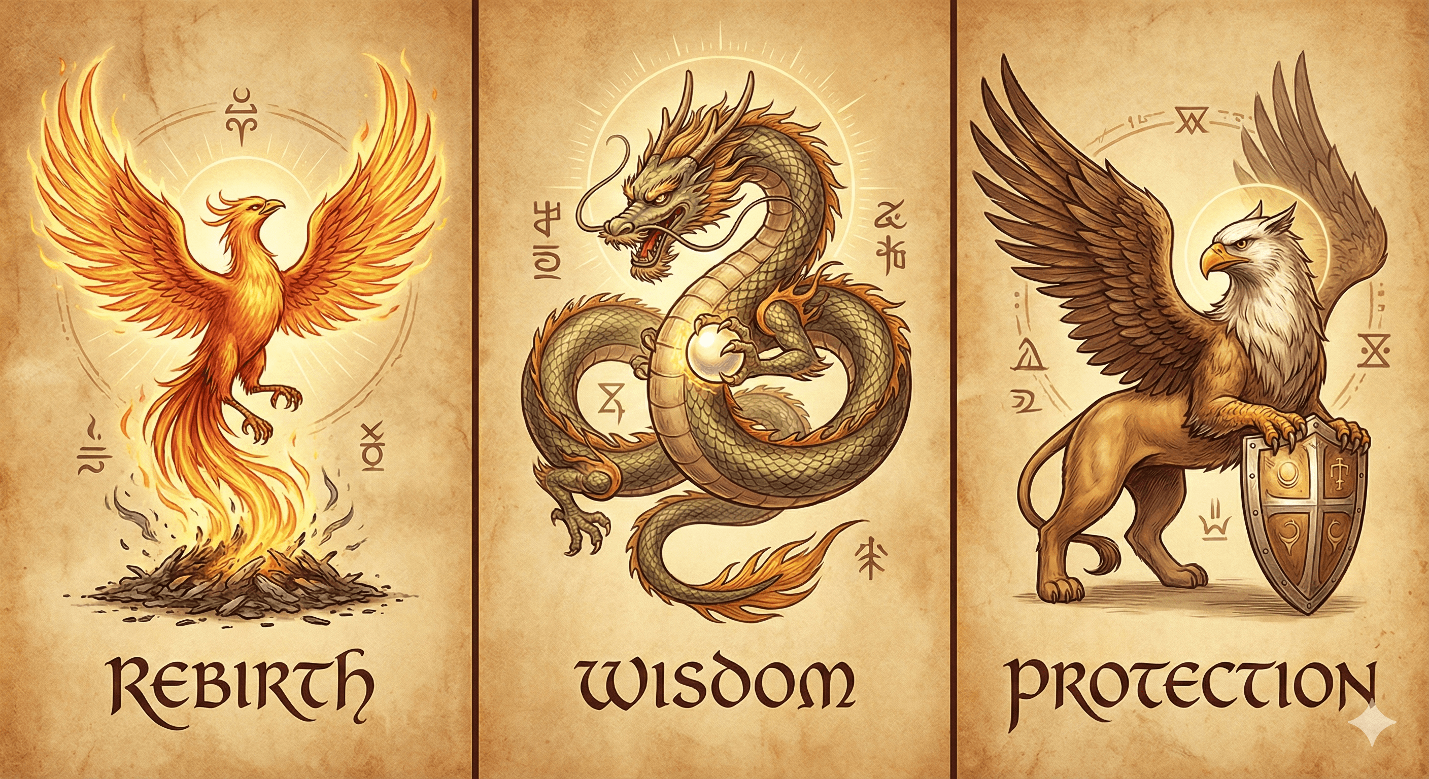 Rebirth, Wisdom, Protection