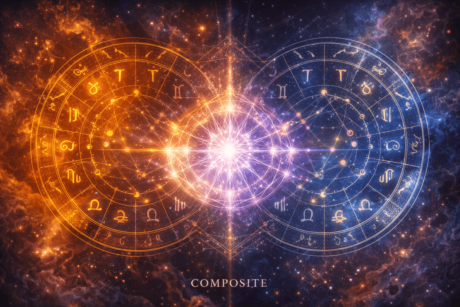 Cosmic Merger of Astrological Charts