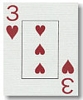 Three of Hearts