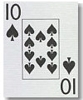 Ten of Spades in the House of Sun