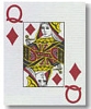 Queen of Diamonds in the House of Happiness