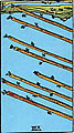 The Eight of Wands Reversed